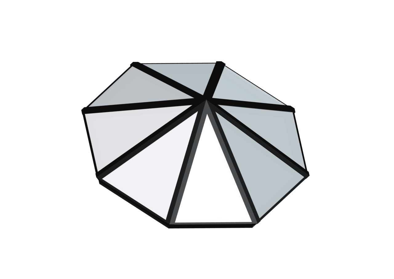 Translucent - Horizon S, Octagonal Pyramid